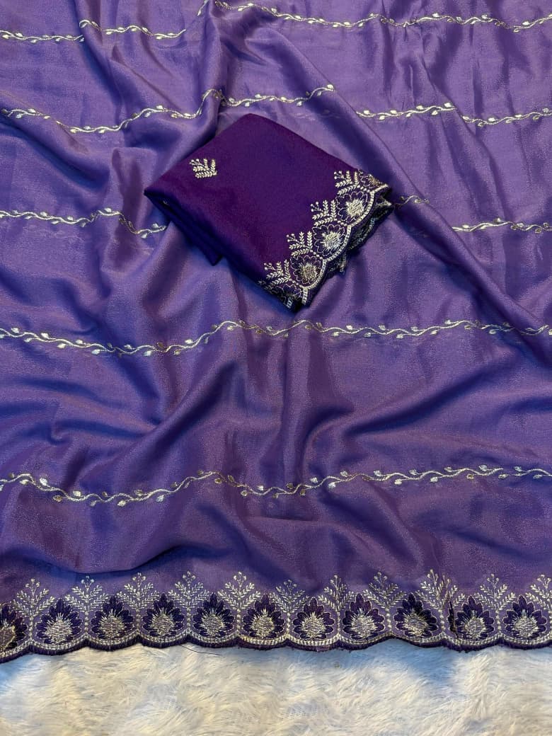 Star georgette saree, C-pallu embroidery saree, all over work saree, georgette saree with embroidery blouse, designer party wear saree, wedding wear georgette saree, traditional embroidery saree, lightweight georgette saree, ethnic wear for women.