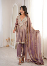 Designer Fendy Kurti Pant Dupatta Set with Real Mirror Work & Coding Embroidery | Festive Ethnic Wear Suit