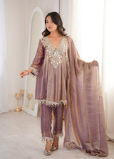 Designer Fendy Kurti Pant Dupatta Set with Real Mirror Work & Coding Embroidery | Festive Ethnic Wear Suit